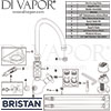 Bristan Kingsbury Easyfit Sink Mixer Tap Spares